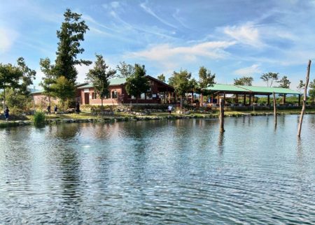 竿が折れ、イトウが釣れた ～フィシングパーク高島の泉～